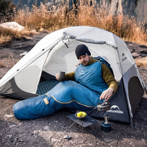Спальник Naturehike Pro MG120 CNK2550WS044, p-p L, блакитний 75172 фото