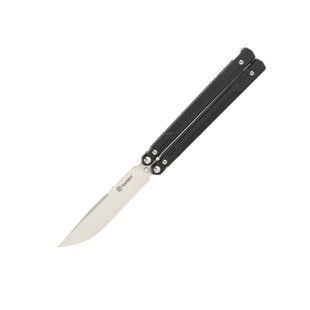 Нiж метелик (балiсонг) Ganzo G766 (8.9 см) 440С / G10 чорний 58330 фото