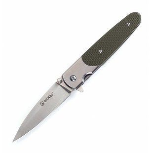 Ніж складаний туристичний Ganzo G743-2 (8.7 см) 440C шорсткий / G10 зелений 44150 фото