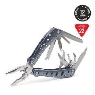 Мультитул Ganzo G101-H, (16.5 см) 22 функції + біти та чохол 45049 фото