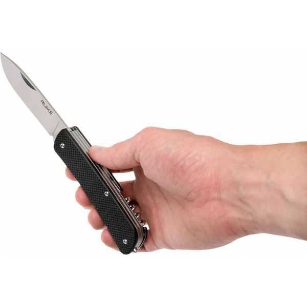 Багатофункціональний ніж Ruike Criterion L32, (8.5 см) 12C27 / G10 чорний, 13 інстр. 45698 фото