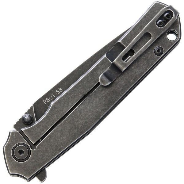 Ніж складаний туристичний Ruike P801-SB, (8.6 см) 14C28N / 3cr14n чорний 44891 фото