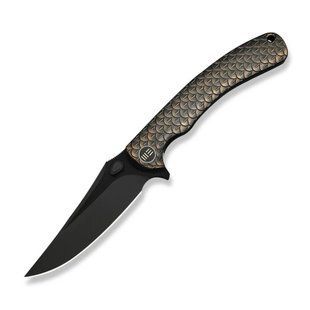 Ніж складаний туристичний Weknife Dracarys, (9.1 см) B&ouml;hler M390 / титан 6AL4V бронзовий/чорний 74287 фото