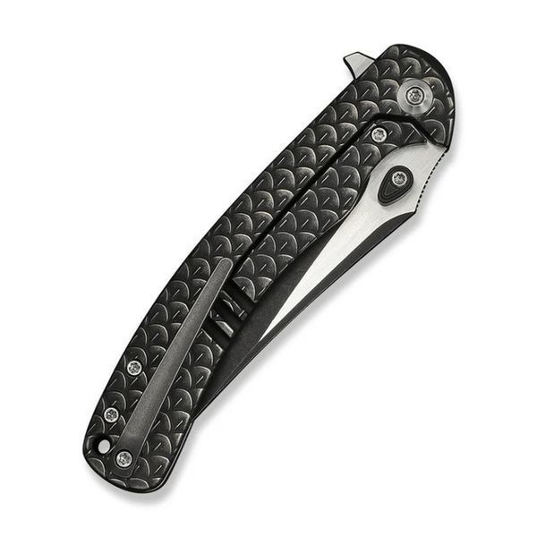Ніж складаний туристичний Weknife Dracarys, (9.1 см) B&ouml;hler M390 / титан 6AL4V чорний 74288 фото