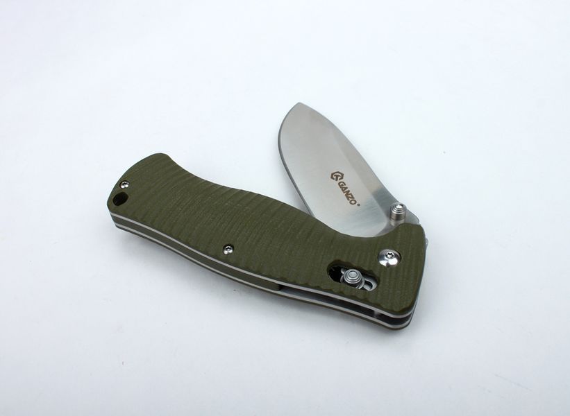 Ніж складаний туристичний Ganzo G720 (9 см) 440C / G10 зелений 44186 фото