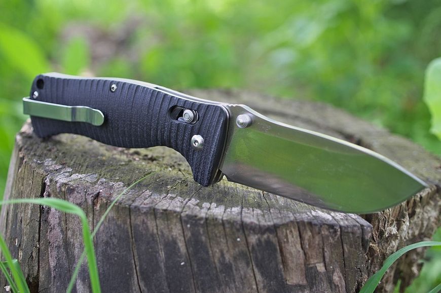 Ніж складаний туристичний Ganzo G720 (9 см) 440C / G10 зелений 44186 фото