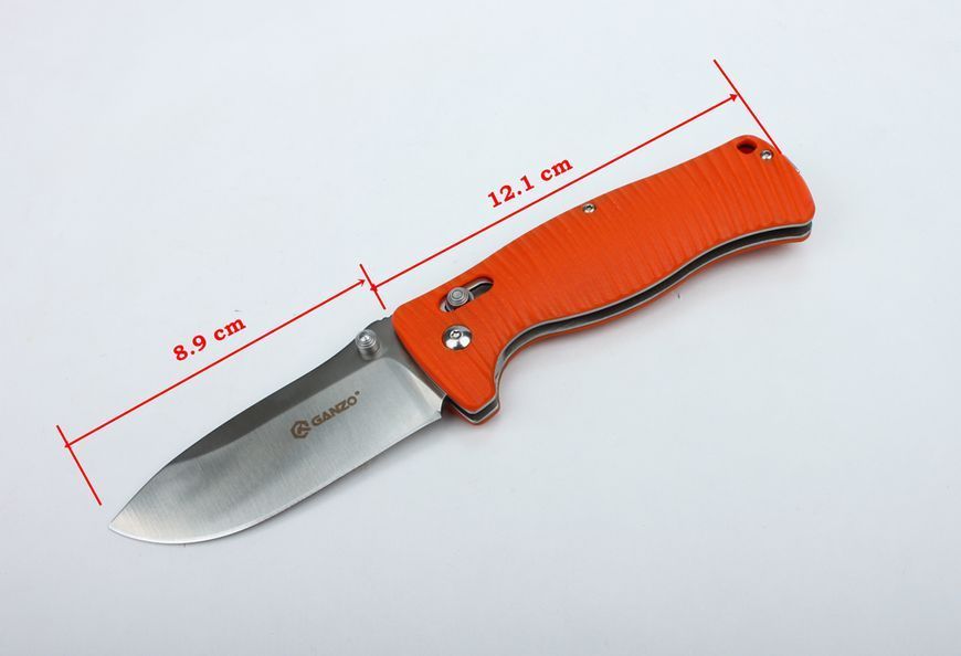 Ніж складаний туристичний Ganzo G720 (9 см) 440C / G10 зелений 44186 фото