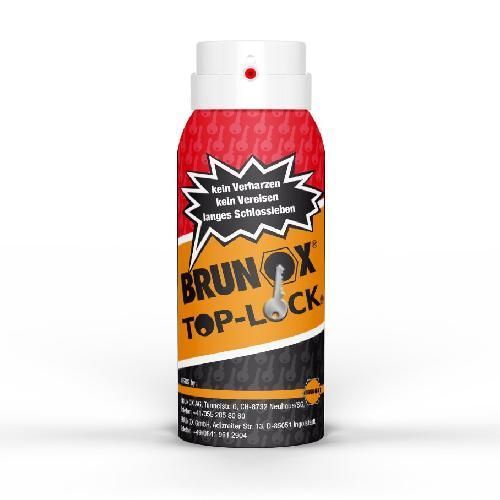 Мастило для замків і петель, спрей Brunox Top Lock 100ml 44199 фото