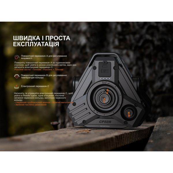 Ліхтар кемпінговий Fenix CP50R 72797 фото