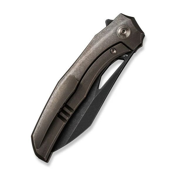 Ніж складаний туристичний WE Knife Ignio Mystery Box, (8.4 см) CPM 20CV / титан 6AL4V бронзовий 74290 фото