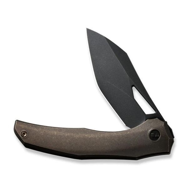 Ніж складаний туристичний WE Knife Ignio Mystery Box, (8.4 см) CPM 20CV / титан 6AL4V бронзовий 74290 фото