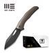 Ніж складаний туристичний WE Knife Ignio Mystery Box, (8.4 см) CPM 20CV / титан 6AL4V бронзовий 74290 фото 10