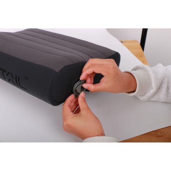 Надувна подушка анатомічна Flextail Zero Pillow, сіра 72163 фото