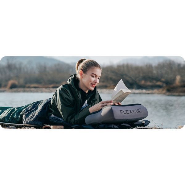 Надувна подушка анатомічна Flextail Zero Pillow, сіра 72163 фото