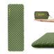 Матрац туристичний надувний одномісний Naturehike CNK2450WS014, надлегкий, 186х58х8 см, зелений із мішком для надування 68973 фото 2