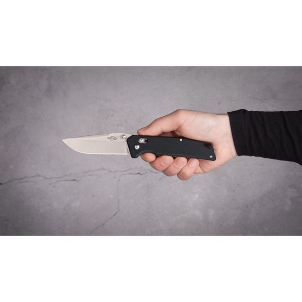 Ніж складаний туристичний Firebird FB7601 (8.7 см) 440С / G10 чорний 45177 фото