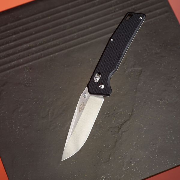 Ніж складаний туристичний Firebird FB7601 (8.7 см) 440С / G10 чорний 45177 фото