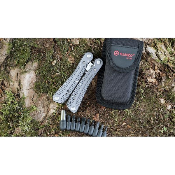 Мультитул Ganzo G105, (16.5 см) 22 функції + біти та чохол 45050 фото