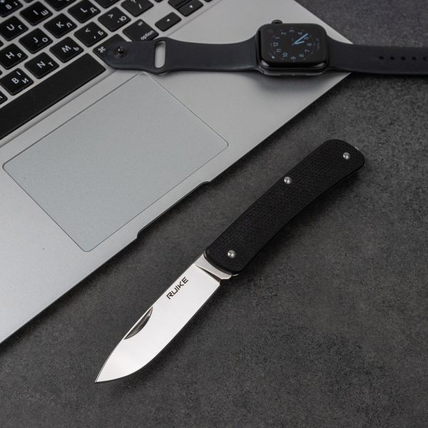 Багатофункціональний ніж Ruike Criterion S11, (5.3 см) 12C27 / G10 чорний 45677 фото