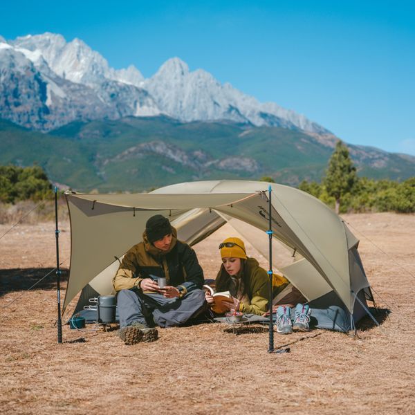 Намет одномісний ультралегкий Naturehike Mongar UL CNK2550WS016, коричневий 71488 фото
