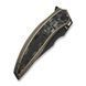 Ніж складаний мисливський Weknife Quinseris, (10,1 см) Bohler M390 / Titanium бронзовий 72814 фото 5