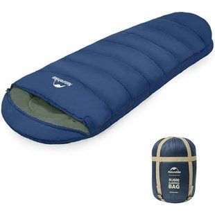 Спальник з капюшоном Naturehike MJ600 CNK2300SD014, темно-блакитний 70883 фото