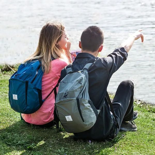 Рюкзак&nbsp;компактний Naturehike&nbsp;Ultralight NH17A017-B&nbsp;22&nbsp;л, блакитний 58746 фото