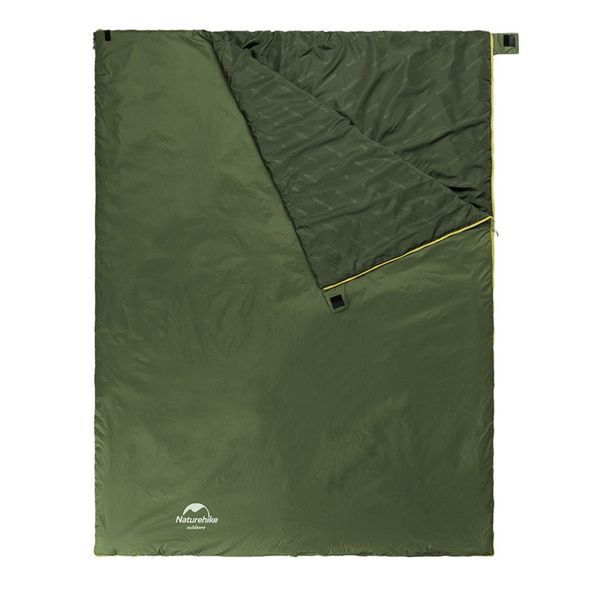 Спальний мішок Naturehike LW180 Mini NH21MSD04, лівий, темно-зелений 70886 фото