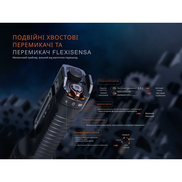 Ліхтар тактичний з червоним світлом Fenix TK35R 5800 лм | Лімітована серія 72638 фото
