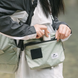 Сумка мала Naturehike NH20BB204, 3л, графіт в клітинку 65707 фото 5