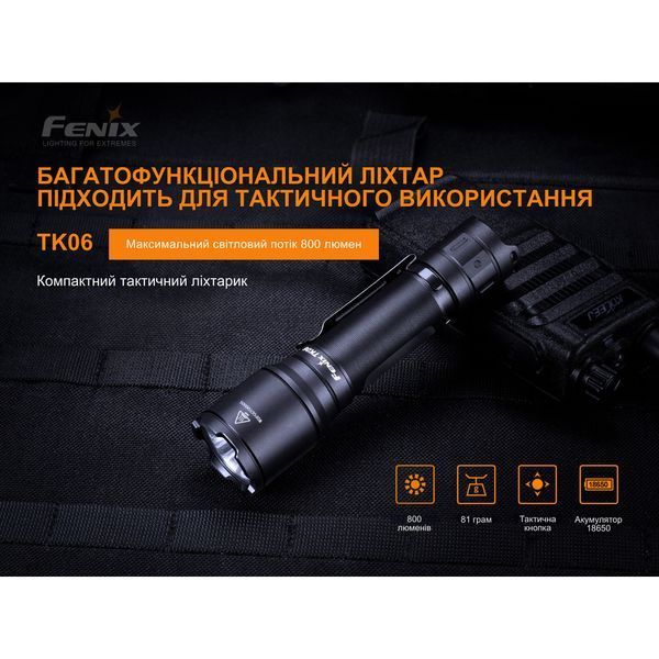 Ліхтар ручний Fenix TK06 50655 фото