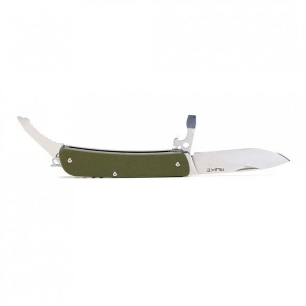 Багатофункціональний ніж Ruike Criterion L21, (8.5 см) 12C27 / G10 зелений, 12 інстр. 45693 фото