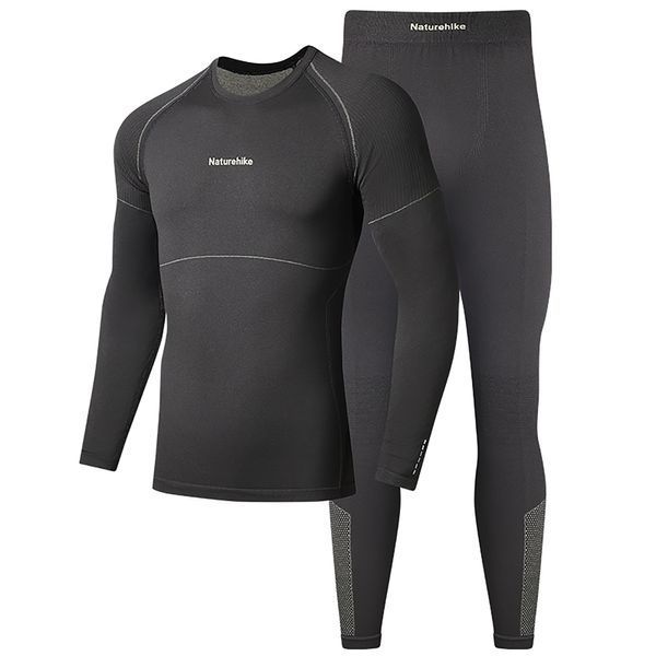 Комплект термобілизни чоловічої Naturehike CYY2342GC010, демісезон, розмір XL, графіт 67738 фото