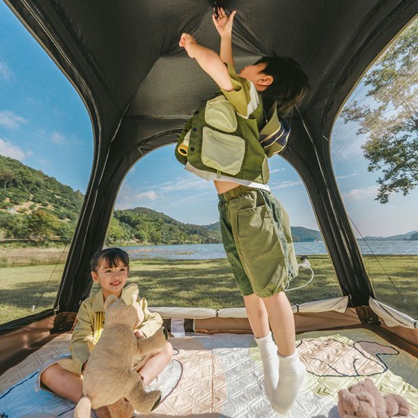 Намет тримісний автоматичний із тентом Naturehike Ango CNK2550WS010, L, коричневий 71445 фото