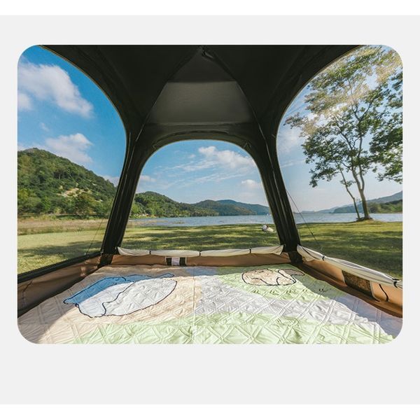 Намет тримісний автоматичний із тентом Naturehike Ango CNK2550WS010, L, коричневий 71445 фото